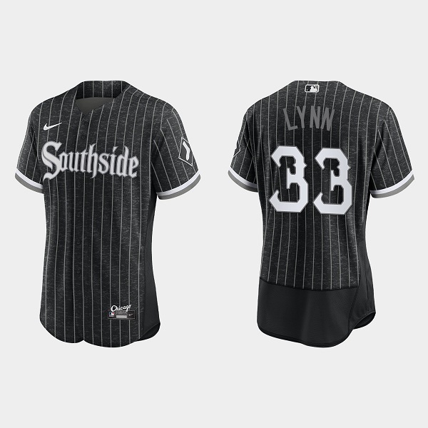 Men's Chicago White Sox #33 Lance Lynn 2021 City Connect Flex Base Stitched Jersey Men's Chicago White Sox #33 Lance Lynn 2021 City Connect Flex Base Stitched Jersey